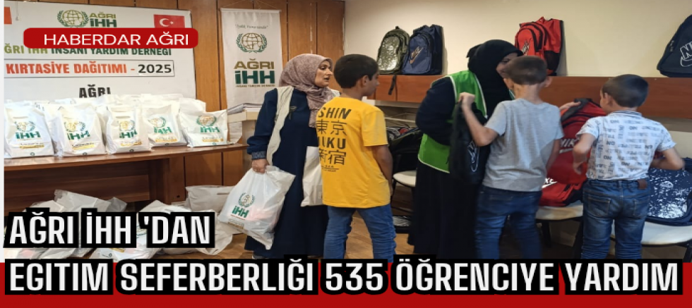 Ağrı İHH 'dan eğitim seferberliği 