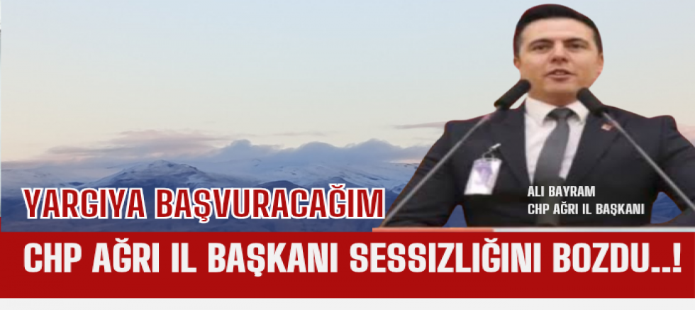 Ali Bayram'dan sert tepki 