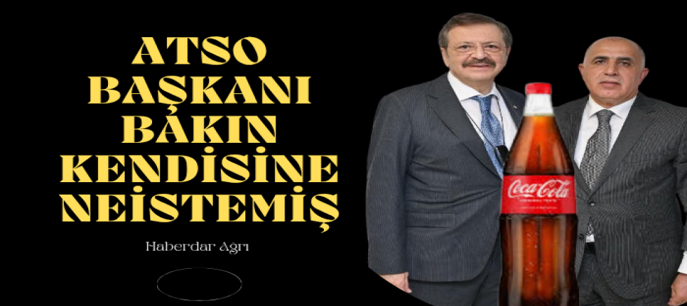 BAŞKAN  KOLA İÇMEYE GİTMİŞ...