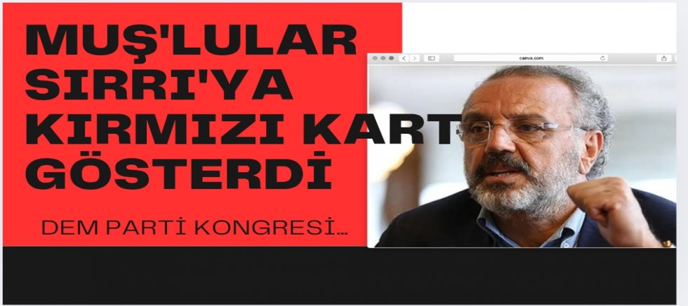 SIRRI'YA MUŞTA İLE VURMUŞLAR.