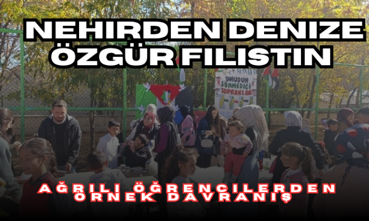 NEHİRDEN DENİZE ÖZGÜR FİLİSTİN 