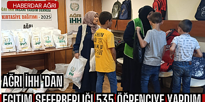 Ağrı İHH 'dan eğitim seferberliği 