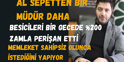 AL SEPETTEN BİR MÜDÜR DAHA..!