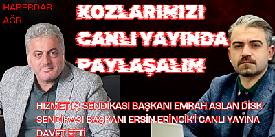 ASLAN 'DAN ERİNCİK'E CANLI YAYINA DAVET 